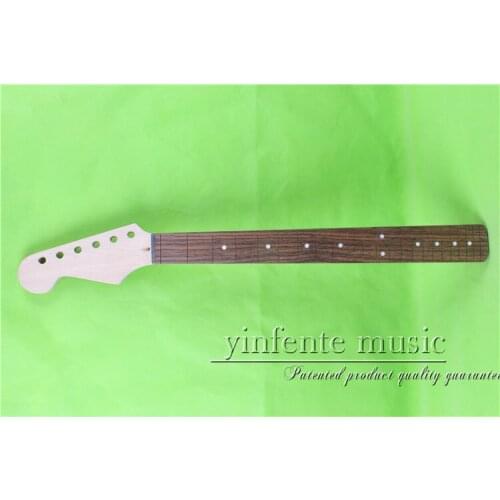 25.5" left Electric guitar neck maple made Bolt on rosewood wood fingerboard fine quality 22 fret 0036