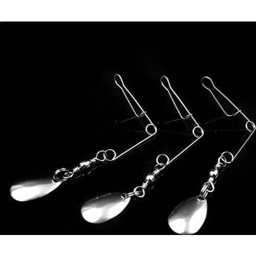 5pcs Lure DIY For Spinner Spoon Lures Frogs VIB Reflective Accessories Sheet Stainless Spoons Fishing Noisy Steel L1X4