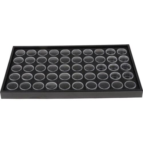 Diamond Embroidery Box Tray, Including 50 Pots for Nail Art Painting Rhinestone