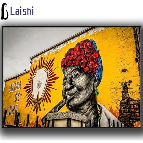 Diamond Painting Portrait Creative mural 5d diy Full Drill Embroidery Crystal Diamond Mosaic alma de cuba painting Cross Stitch