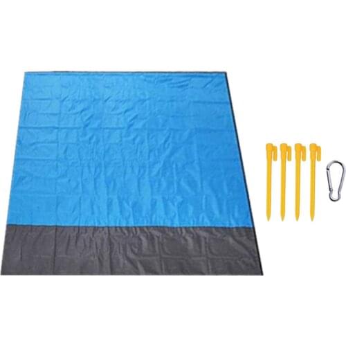 Large Sand Proof Beach Blanket Waterproof Lightweight Quick Drying Heat Resistant Nylon Outdoor Sheet Mat Camping Accessories