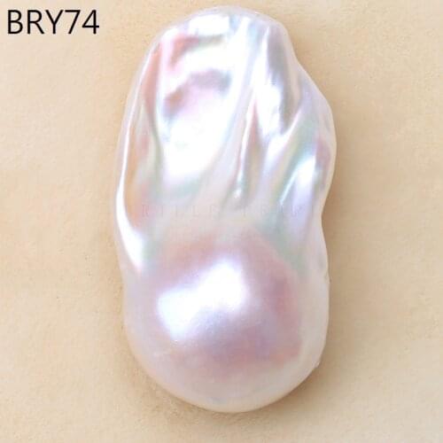 Baroqueonly Big baroque Irregular pearl special-shaped DIY pearl beads European and American wind dazzle white baroque beads BRY