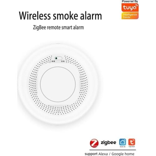 ZigBee Tuya Smart Home Home Fire Smoke Detector Tuya Smoke Sensor