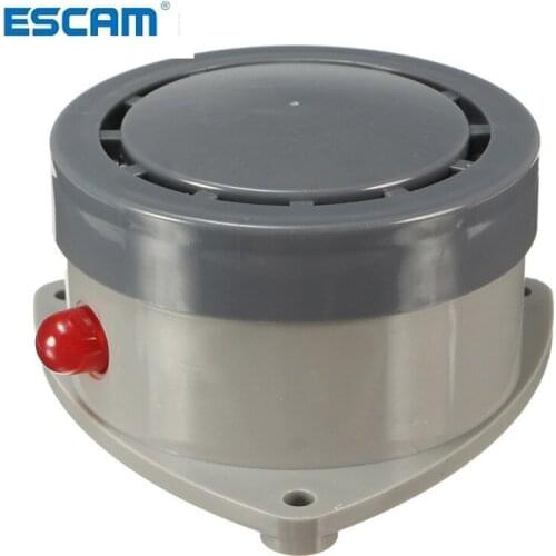 ESCAM ABS Plastics Water Leak Detector Water Sensor Leak Alarm with Caution Light Home Security Durable Quality