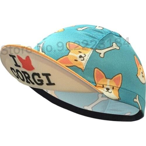 I Love Corgi Cycling Cap Bike Hat Bicycle Headwear Men and Women