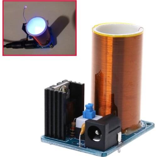 9-12V BD243 Mini Tesla Coil Kit Electronics DIY Parts Wireless Transmission DIY Board Set Whosale&Dropship