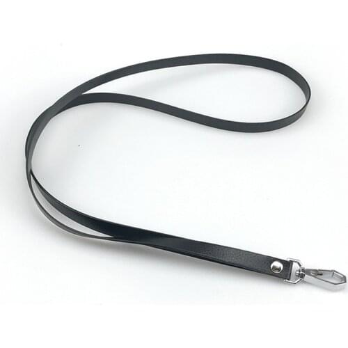 Business Leather Lanyards Neck Strap For Id Pass Card Badge Gym Key / Mobile Phone Usb Holder Diy Hang Rope Lariat Lanyard