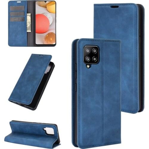 GalaxyA42 Auto Switch Leather Case for Samsung Galaxy A42 SM-A426B 5G Flip Wallet Book Style Cover Black A426 42A A 42