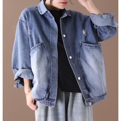 LuoYFF Womens Denim Jackets