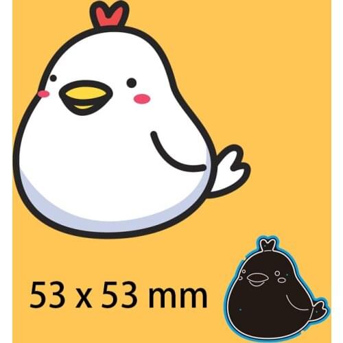 Cute Little Hens Card Decor New Metal Cutting Dies Scrapbook Decoration Template Embossing DIY Paper Card Craft