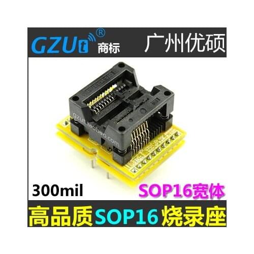 SOP16 to DIP8 25 SPI FLASH burning seat burning adapter seat test seat bounce seat