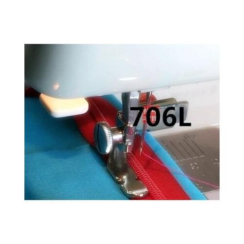 DOMESTIC SEWING MACHINE PARTS PRESSER FOOT 705L ZIPPER FOOT LOW SHANK(55411)