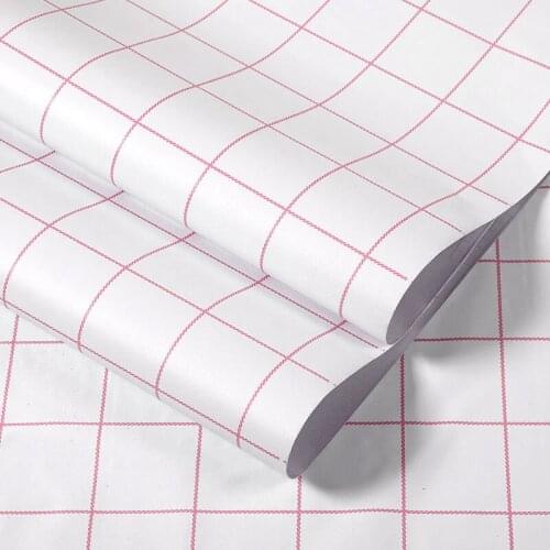 Lattice Wallpapers for TV Background Living Room Bathroom Grid Wall Sticker Waterproof PVC Vinyl Decorative Tile Renovation