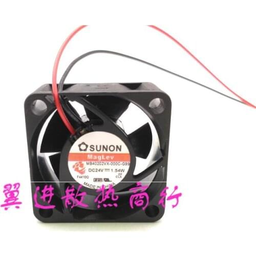 SUNON MB40202VX-000C-G99 DC 24V 1.54W 40x40x20mm 2-wire Server Cooling Fan