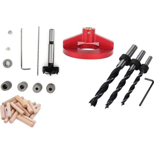 35Mm Hinge Drilling Positioning Fixture Vertical Drilling Positioner Suitable for Diy Woodworking Tools with Round Wood