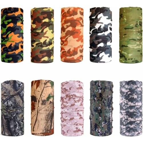 Military Army Camouflage Series pattern Bandanas Sports Ride Bicycle Motorcycle Turban Magic Headband Veil Scarf