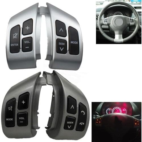 For Suzuki Sx4 Swift 2006-2013 High Quality Steering Wheel Button Switch Audio Volume Bluetooth Phone Media Control Buttons