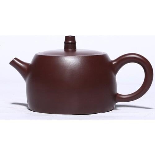 Yixing Purple Clay Pot Classic Purple Zhuni Han Duo Teapot Kung Fu Teapot Tea Set Gift Kung Fu Tea Set Household Teapot