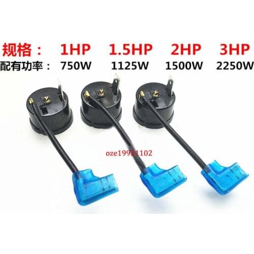 1pc 1P 1.5P 2P 3HP Round Thermal Overloaded Protector Starter for 220V Air Conditioner