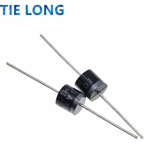 10PCS electrical Axial Rectifier Diode 10A10 R-6 DIP 10A 1000V 10a10