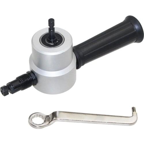 360 degree Rotary Metal Cutting Double Head Sheet Nibbler Saw Cutter Tool Drill Attachment Free Cutting Tool nibbler sheet metal