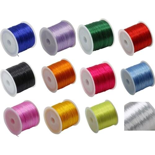 Promotion! 60m Stretchy Elastic Crystal String Cord Thread For Jewelry Making
