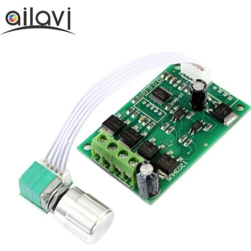 Automatic Positive Reversal DC12V24V 3A Motor Speed Regulator Controller Switch With Knob