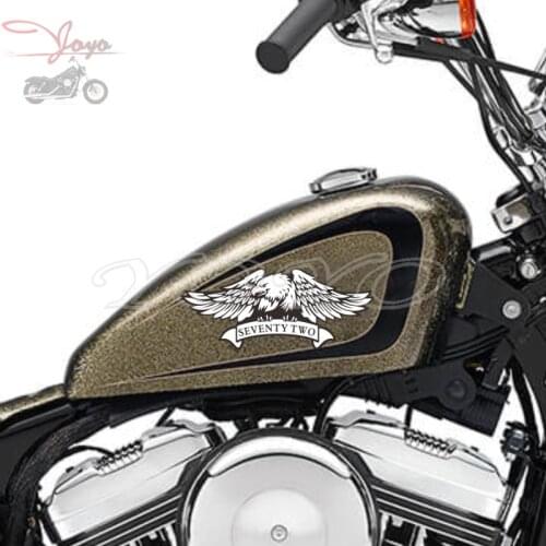 Fly Eagle Decal Fairing Stickers Fuel Tank Decals Vinyl Sticker For Harley Sportster XL1200V 72