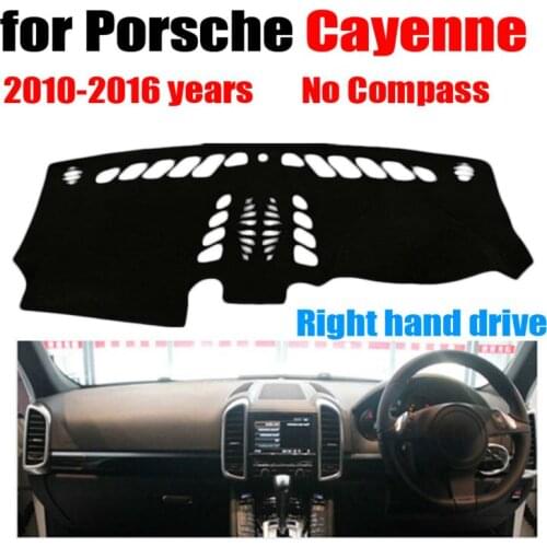 Car dashboard cover mat for Porsche Cayenne No Compass 2010-2016 Right hand drive dashmat pad dash covers auto accessories