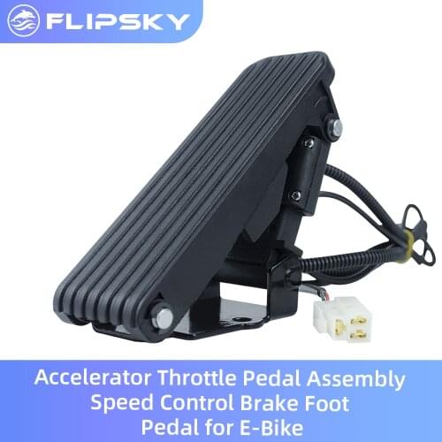 Accelerator Throttle Pedal Assembly Speed Control Brake Foot Pedal for E-Bike