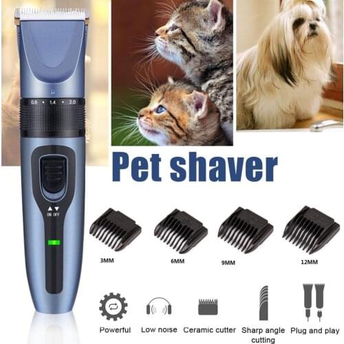 Professional Dog Hair Trimmer USB Charging Pet Hair Clipper Rechargeable Low-noise Cat Hair Remover Grooming Hair Cutter Machin