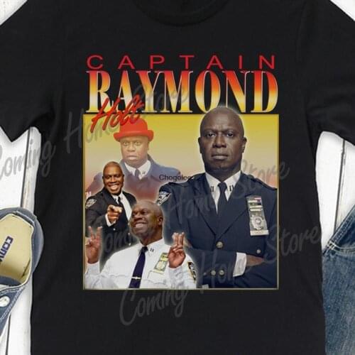 Captain Raymond Holt Shirt Broklyn 99 Shirt Broklyn Nine Nine Homage Vintage Retro T shirtand Women Size Tee