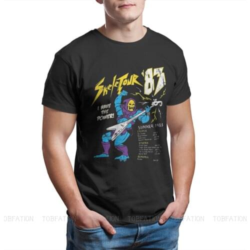 Skeletor 83 Newest TShirts He-Man and the Masters of the Universe Battle Cat Grayskull Anime Male Harajuku Fabric Tops T Shirt