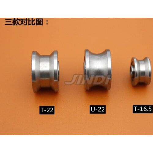 T type flat bottomed groove guide track roller bearing T-U-22/T22/U22