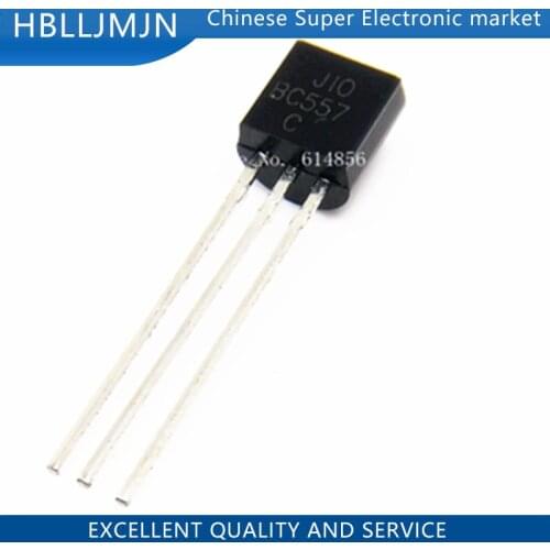 50PCS BC557C BC557 TO-92 Transistor
