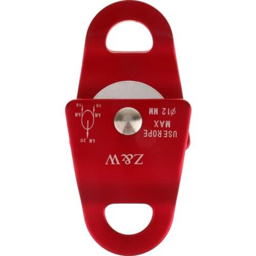 20KN / 4500lbs General Purpose Pulley Tree Rigging Rock Climbing Equipment Camping Hiking Climbing Accessories