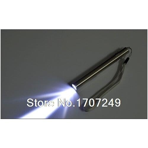 USB rechargeable LED flashlights waterproof Mini LED torch Pen Hanging Metal Clip Design Camping easy to carry + USB data line