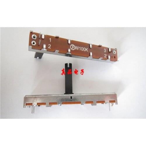 [VK] 60mm 6cm W100K Single Joint Midpoint Slide Slide Potentiometer Handle 20MM Switch