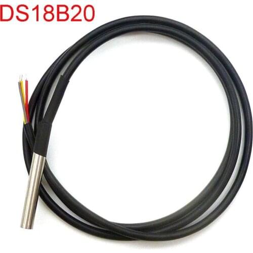 DS1820 Stainless steel package Waterproof DS18b20 temperature probe temperature sensor 18B20