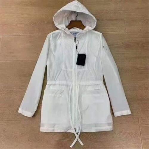 2021 New Arrivals Womens Long Coats Spring Summer Sun Protection Clothing High Quality Trendy Lady Hooded Female Thin Outerwear