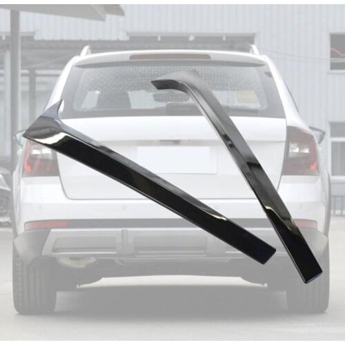 2Pcs Rear Window Side Spoiler Durable Black Window Splitter for Skoda Octavia Combi 14-19 Car Sun Visor Front Windshield