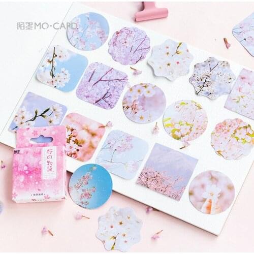 45 pcs/pack The words of Cherry Decorative Sticker Set Diary Album Label Stickers DIY Stationery Stickers Gift Diary Deco Pack