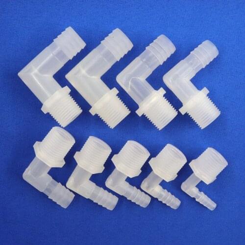 5~100pcs G1/2 To 6.4~19.5mm Male thread Pagoda elbow Connector Irrigation System Pipe Fittings Adapter Aquarium Tank Hose Joints