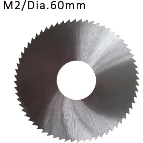 5pcs/lot Dia.60mm*0.2-5mm Hole 16mm HSS Circular Saw Blade/Cutting-off Saws/Saw Blade Milling Cutter M2 Material