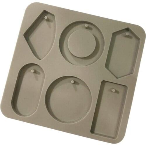 6 Cavity Different Shape Silicone Wax Sheet Mold DIY Home Baking Tool XG7006