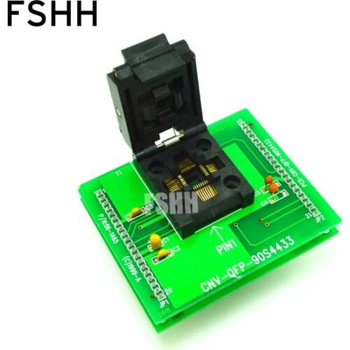 CNV-QFP-90S4433 Programmer adapter for ALL-11 Programmer adapter TQFP32 QFP32 to DIP40 adapter test socket