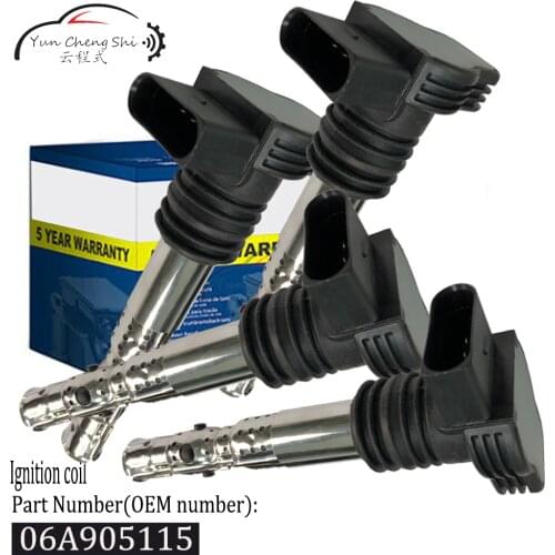 Auto Ignition Coil 06A905115 Auto Part For A4 A6 TT Volks Bettle Golf Passat OE 06B905115L 06B905115 06B905115H 06A905115D
