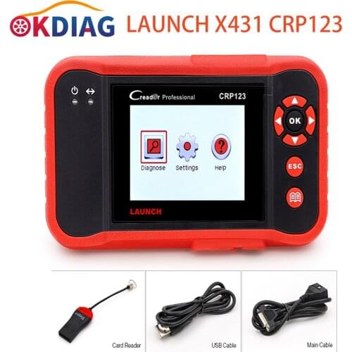LAUNCH X431 CRP123 OBD2 Scanner EOBD automotive scanner ABS Airbag SRS Transmission Engine Car Diagnostic Tool automotive Scan