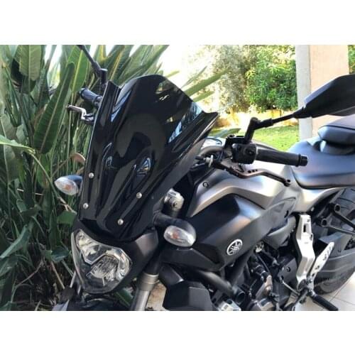 For YAMAHA MT07 MT-07 FZ07 FZ-07 2013 2014 2015 2016 2017 Motorcycle Windshield Windscreen Wind Deflectors Scratch resistant
