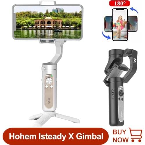 Smartphone Gimbal 3-Axis Handheld Stabilizer for iPhone 11 Pro Max Android Smartphones Samsung S10 Hohem iSteady X
